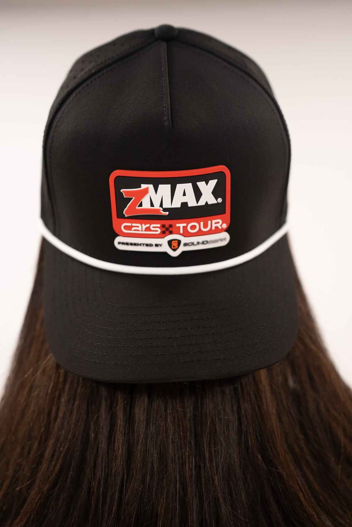 zMAX CARS Tour Black with White Rope Logo Cap
