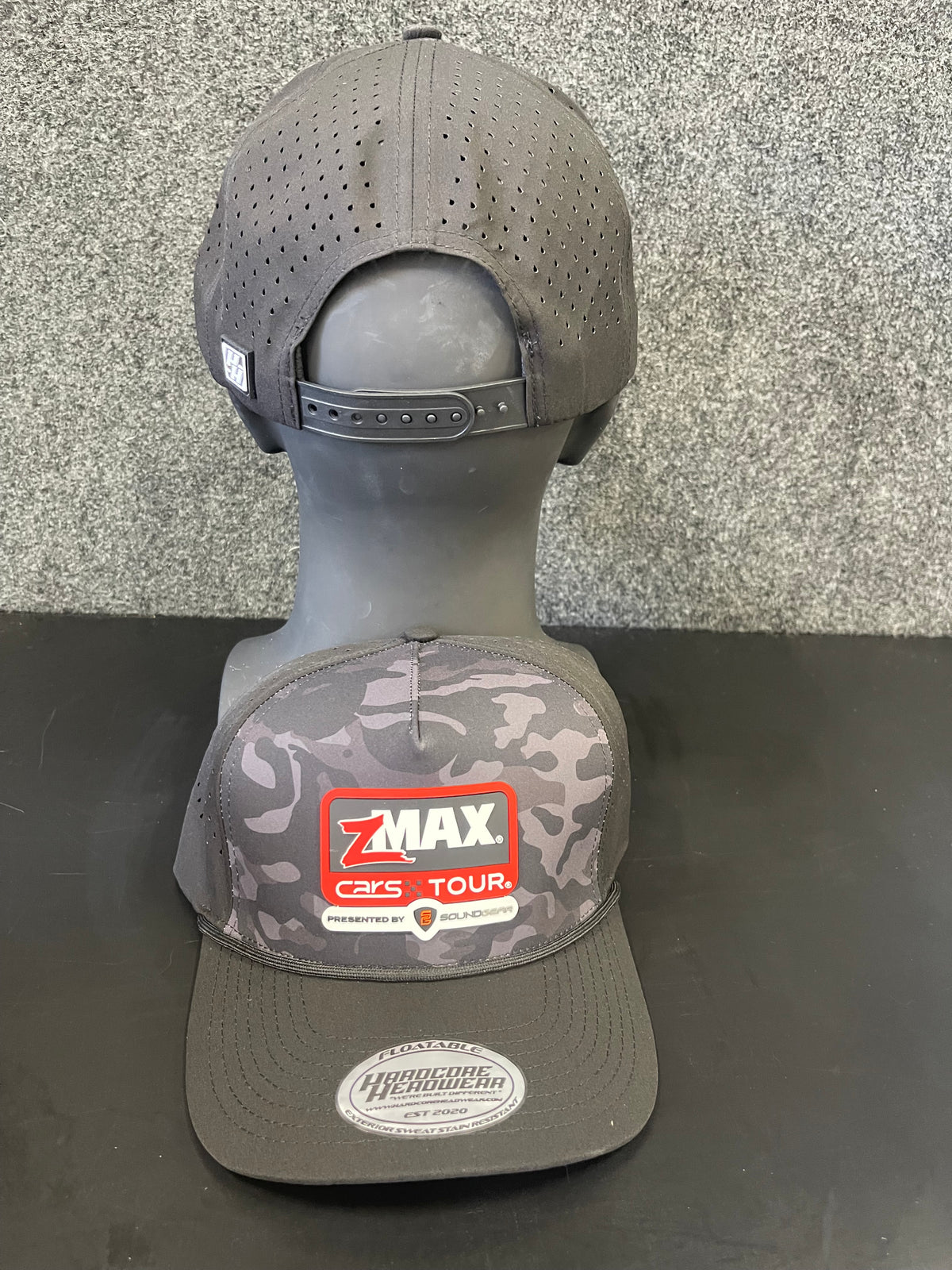 Zmax CARS Tour Black Camo Logo Cap