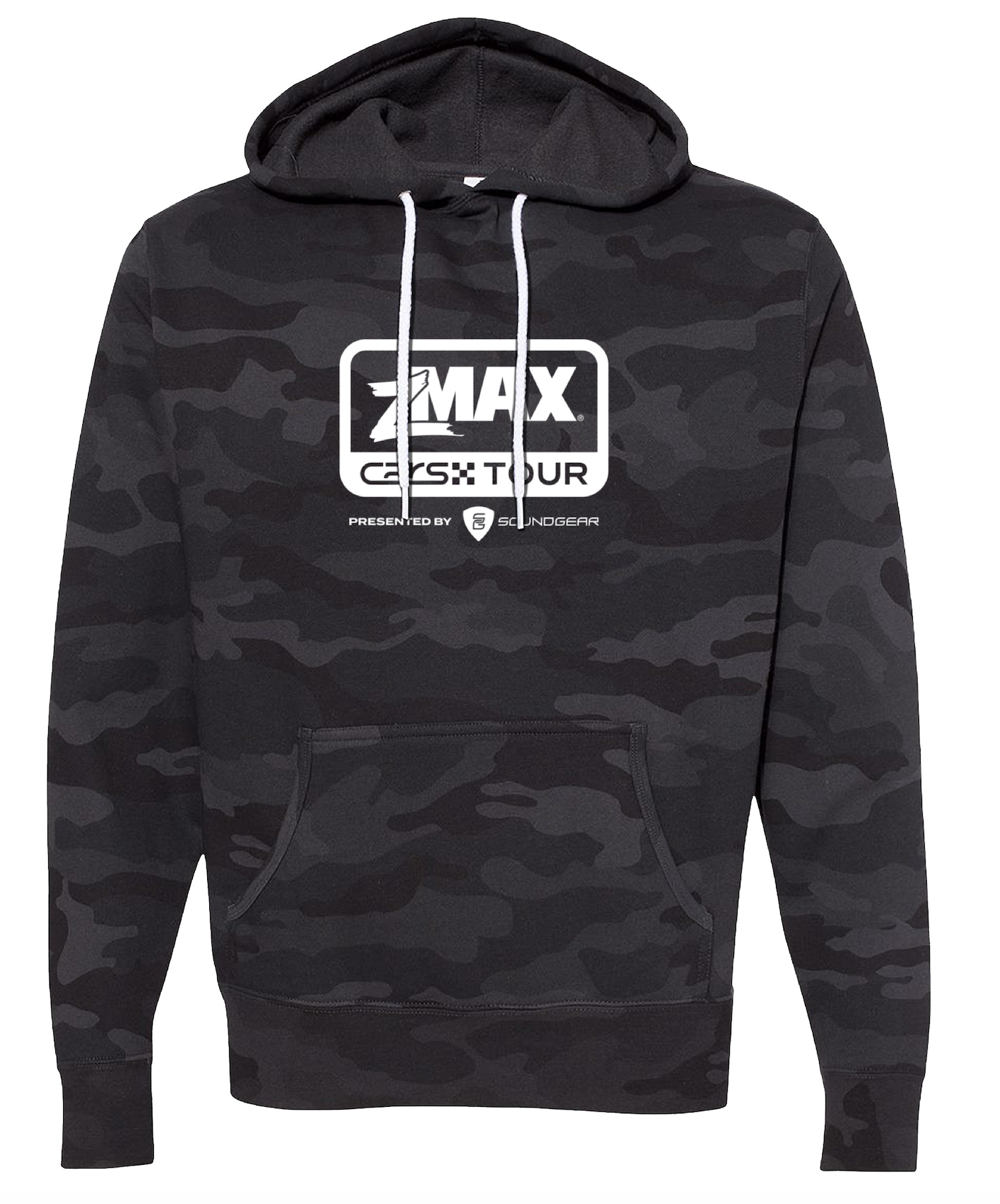 Black Camo Lightweight Hoodie
