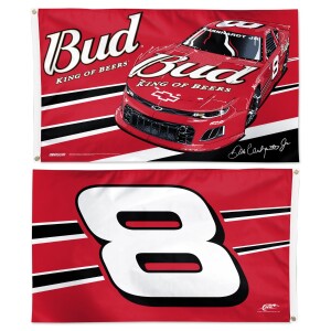 Dale Jr. Bud 8 Flag