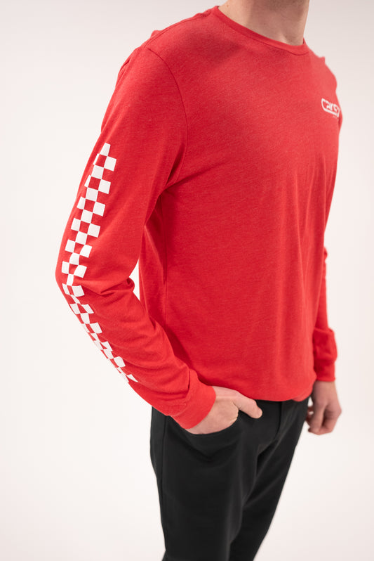 Checkered Long-sleeve T-shirt