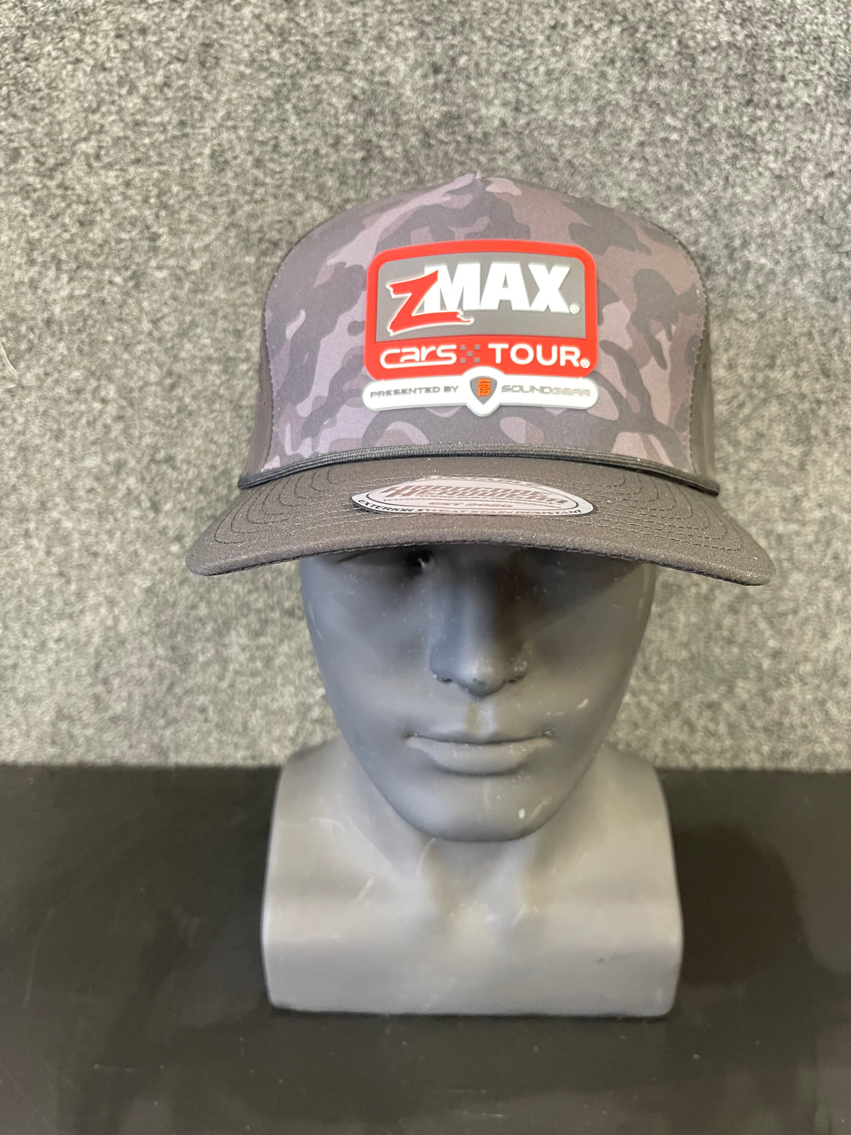 Zmax CARS Tour Black Camo Logo Cap