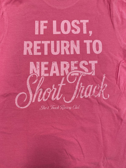 Return to Nearest Short Track Track Tee