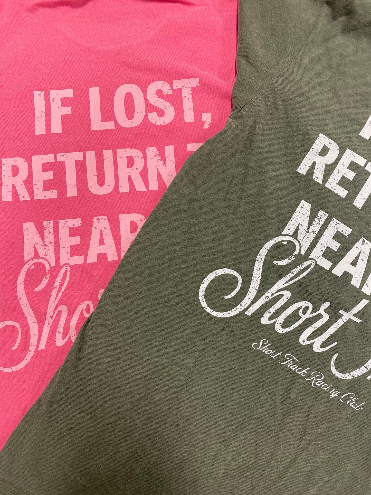 Return to Nearest Short Track Track Tee