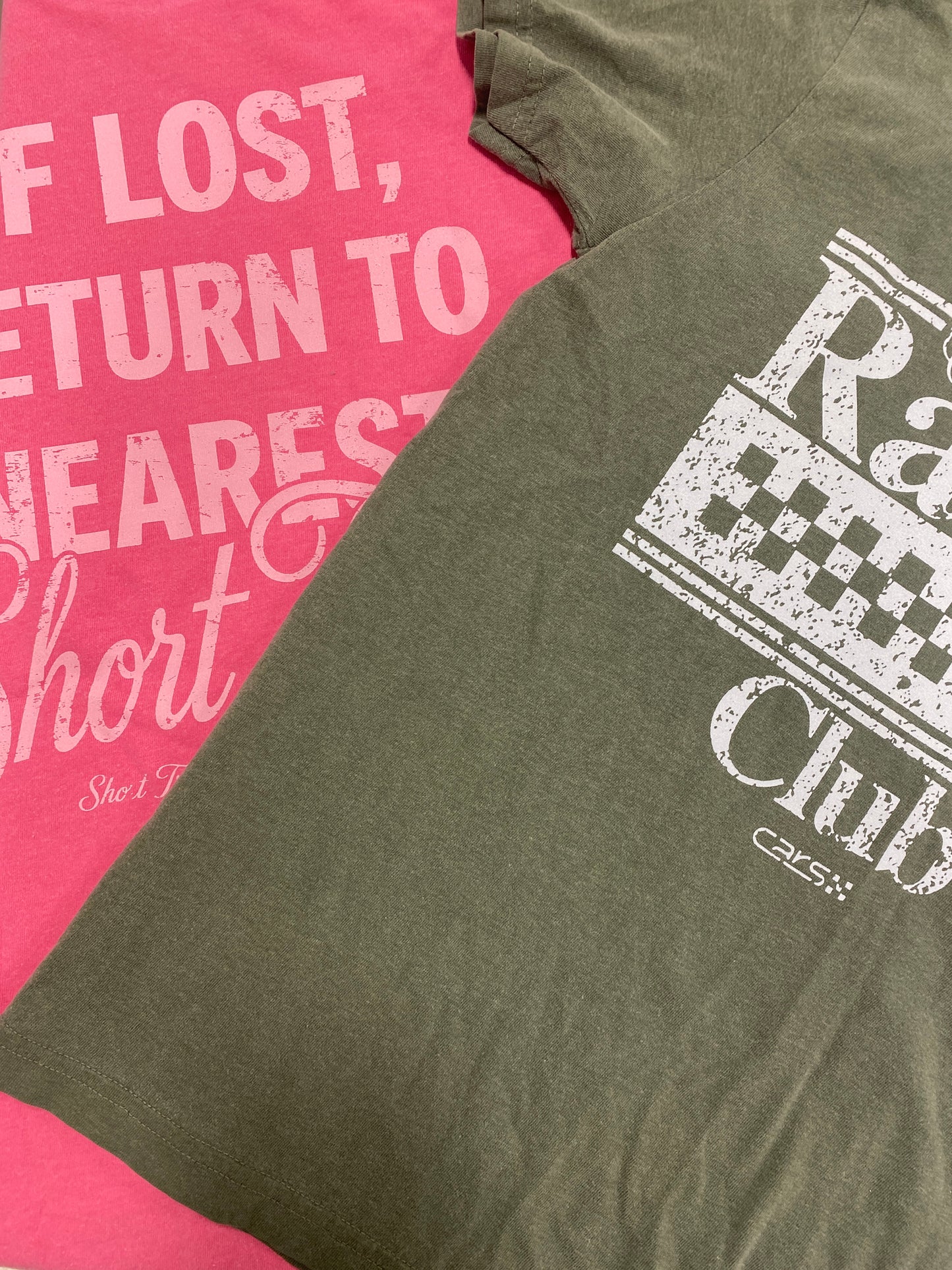Return to Nearest Short Track Track Tee