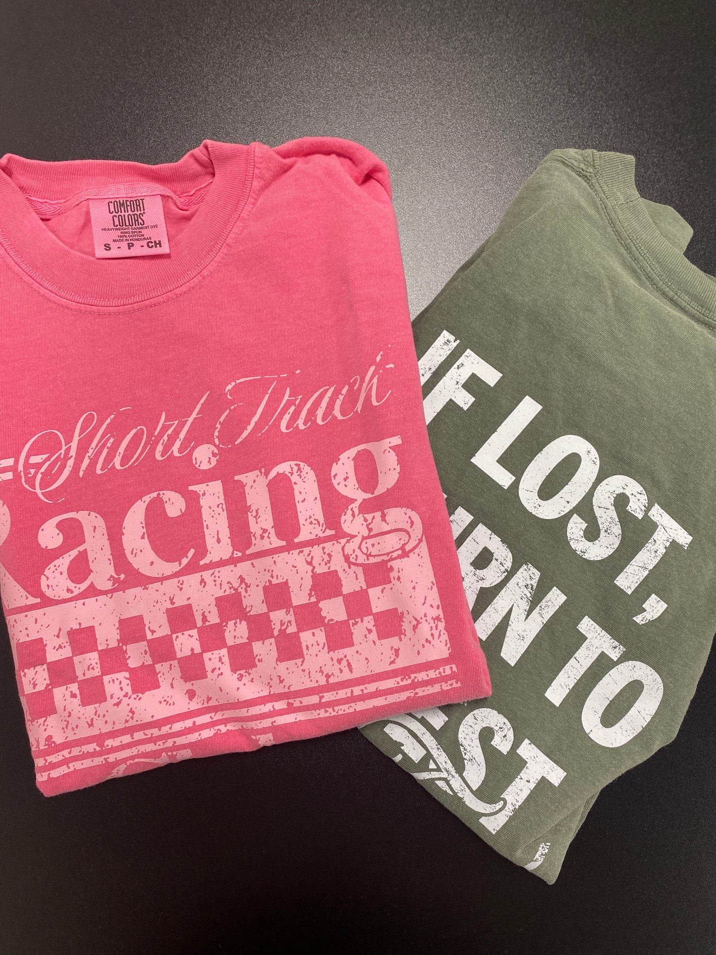 Return to Nearest Short Track Track Tee
