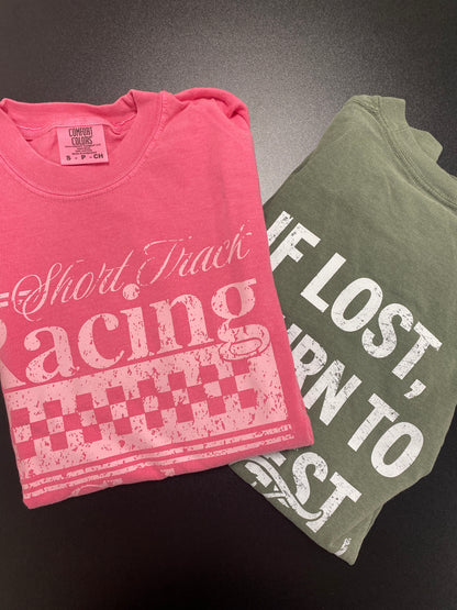 Return to Nearest Short Track Track Tee