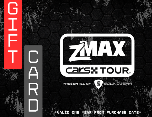 zMAX CARS Tour Merchandise Gift Card